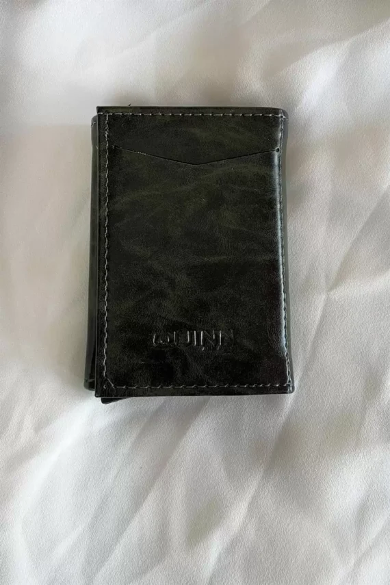 Green Color Automatic Card Holder