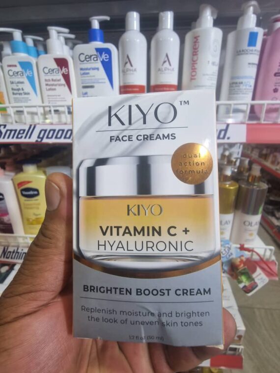 KIYO FaceCream Vitamin C + Hyaluronic Brighten BoostCream.