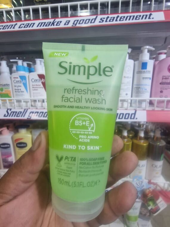 Simple Kind to Skin Refreshing Facial Wash Gel